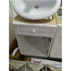 CABINET - 1 DRAWER - WHITE