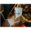 Image 1 : TOTE OF ASSORTED PAINT SUPPLIES