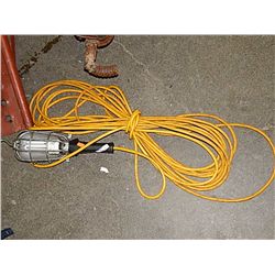 TROUBLE LIGHT ON LONG YELLOW CORD