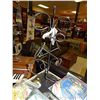 Image 1 : WROUGHT IRON WINE BOTTLE HOLDER STAND