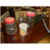 Image 1 : VINTAGE PEANUT BUTTER JARS (3) TIN
