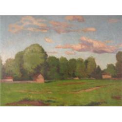 Vass Elemér (Bp., 1887- Tihany, 1957): Nyári táj