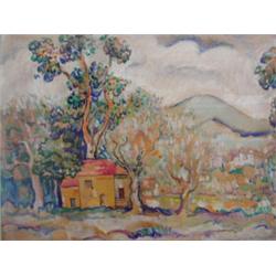 Pécsi-Pilch Dezso (Pécs, 1888- Bp., 1949): Házak
