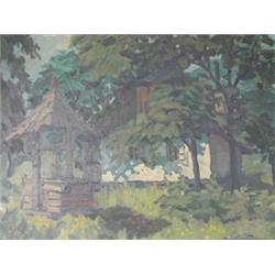 P. Kovács Ferenc: (Nagybánya, 1911- 1983 Nagybánya): Nagybányai udvar