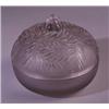Image 1 : "Vallauris," a LALIQUE box, circa 1928, in clear and frosted glass. Engraved R. Lalique France. M…
