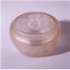 Image 1 : "Louveciennes," a LALIQUE box, cica 1910, in clear and frosted glass. Molded LALIQUE DEPOSE. M p.…
