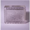 Image 1 : "Hirondelles," a LALIQUE cigarette box, circa 1923, in clear and frosted glass. M p 222, no. 53. …