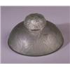 Image 1 : "Cernay," a LALIQUE inkwell, circa 1924, in clear glass with green patina. Molded R. LALIQUE. M p…