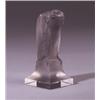 Image 1 : "Aigle," a LALIQUE letter seal, circa 1912, in clear and frosted glass with gray patina. Engraved…