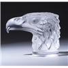 Image 1 : "Tete D'Aigle," a modern LALIQUE automobile hood ornament, designed circa 1928, in clear and fros…