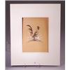 Image 1 : A RENE LALIQUE original design,"Chauntecler," circa 1900-05, pencil, ink and watercolor on BFK Ri…
