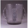 Image 1 : "Epernay," a LALIQUE wine cooler, circa 1938, in clear and frosted glass. Stenciled R. LALIQUE FR…