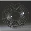 Image 1 : "Ecailles," a LALIQUE Art Deco serving plate, circa 1928, in clear glass. Stenciled R. LALIQUE FR…