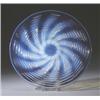Image 1 : "Ondes," a LALIQUE plate, circa 1935, in opalescent glass. Stenciled R. Lalique France. M p.721, …