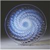 Image 1 : "Volutes," a LALIQUE plate, circa 1928, in opalescent glass. Stenciled R. LALIQUE. M p. 310, no. …
