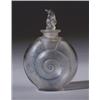 Image 1 : "Amphitrite," a LALIQUE perfume bottle, circa 1920, in clear and frosted glass with blue patina. …