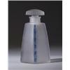 Image 1 : "Fleurettes," a LALIQUE perfume bottle, circa 1919, in clear and frosted glass with blue patina. …
