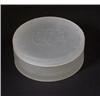 Image 1 : "Trois Figurines," a LALIQUE powder box for D'ORSAY, circa 1912, in clear and frosted glass. Mold…