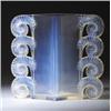Image 1 : "Amiens," a LALIQUE vase, circa 1929, in opalescent glass. Wheel-cut R. LALIQUE. M p. 443, no. 10…