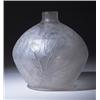 Image 1 : "Plumes," a LALIQUE vase, circa 1920, in opalescent glass. Molded R. LALIQUE, engraved France. M …