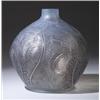 Image 1 : "Plumes," a LALIQUE vase, circa 1920, in clear and frosted glass. Molded R. LALIQUE. M p. 427, no…