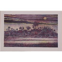 Gregory Johnson, Solitude, Signed Lithograph