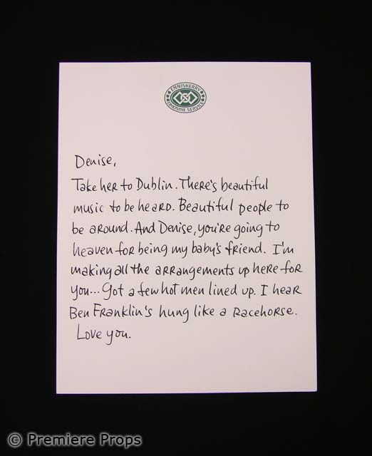 P S I Love You Gerry Gerard Butler Letter Movie Props