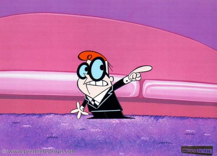 Dexter S Laboratory Original Animation Cel