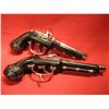 Image 1 : PIRATE DUELING PISTOLS FLINTLOCKS LIGHTER GUNS PAIR