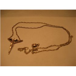STERLING SILVER ANGEL LADY NECKLACE