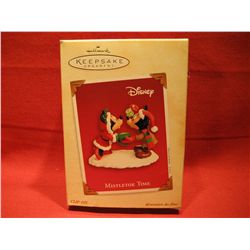 MICKEY & MINI MOUSE CHRISTMAS ORNAMENT BY "HALLMARK" KEEPSAKE