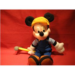 MICKEY MOUSE HANDYMAN STUFFED ANIMAL IN GREAT CONDITION