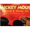 Image 2 : MICKEY MOUSE COLLECTORS STENAIL & STAMP SET