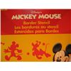 Image 3 : (2)DISNEY MICKEY MOUSE STENCIL &  (1)SPONGE BRUSH