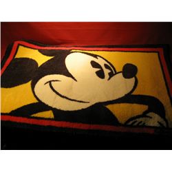 MICKEY MOUSE FRONT DOOR RUG MAT IN EXCELLENT SHAPE