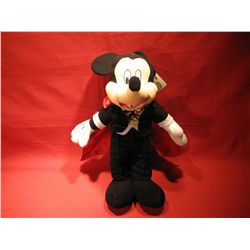 MICKEY MOUSE COUNT DRACULA STUFF ANIMAL HOLLOWEEN WITH TAG