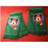 Image 1 : MICKEY MOUSE GREEN CHRISTMAS DECORTIVE HAND TOWELS