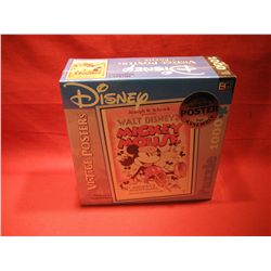 MICKEY MOUSE "PUZZLE UNOPEN" DISNEY VINTAGE POSTER MICKEY'S NIGHTMARE