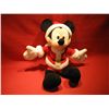 Image 1 : MICKEY MOUSE AS SANTA STUFFED ANIMAL GOOD CONDITION
