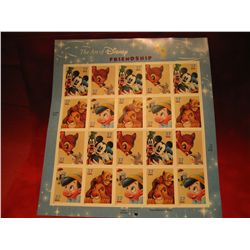 SEALED PACKAGE USPS ~ THE ART OF DISNEY FRIENDSHIP STAMP GOOFY, MICKEY, DONALD & MORE