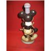 Image 2 : WALT DISNEY WORLD MICKEY MOUSE STEAMBOAT WILLIE CERAMIC BOBBLEHEAD BOBBLE HEAD