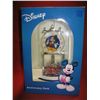 Image 1 : IN BOX DISNEY MICKEY MOUSE GOLD TONE DOME MANTEL TORSION PENDULM ANNIVERSARY CLOCK
