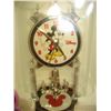 Image 7 : IN BOX DISNEY MICKEY MOUSE GOLD TONE DOME MANTEL TORSION PENDULM ANNIVERSARY CLOCK
