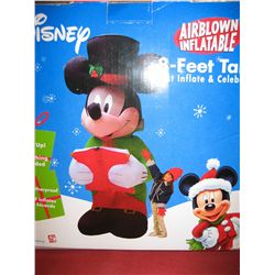 DISNEY MICKEY MOUSE 8 FT AIRBLOWN INFLATABLE OUTDOOR CHRISTMAS DECOR IN BOX