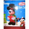Image 1 : DISNEY MICKEY MOUSE 8 FT AIRBLOWN INFLATABLE OUTDOOR CHRISTMAS DECOR IN BOX