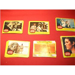 VINTAGE 1977 YELLOW BORDER STAR WARS LOT 50+ COLLECTIBLE TRADING CARDS