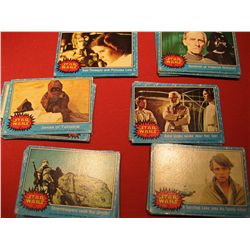 VINTAGE 1977 BLUE BORDER STAR WARS LOT 50+ COLLECTIBLE TRADING CARDS