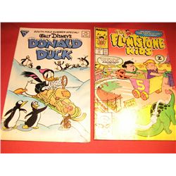 COMIC BOOKS DONALD DUCK & THE FLINTSTONES