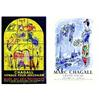 Image 1 : Lot de 2 Chagall  CHAGALL MARC Chagall - Vitraux pour Jerusalem - Musee des Arts Decoratifs 1961...