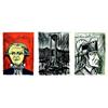 Image 1 : Lot de 3 Planches d'Essai pour l'Album La Revolution Francaise - 1977  BUFFET BERNARD Danto...